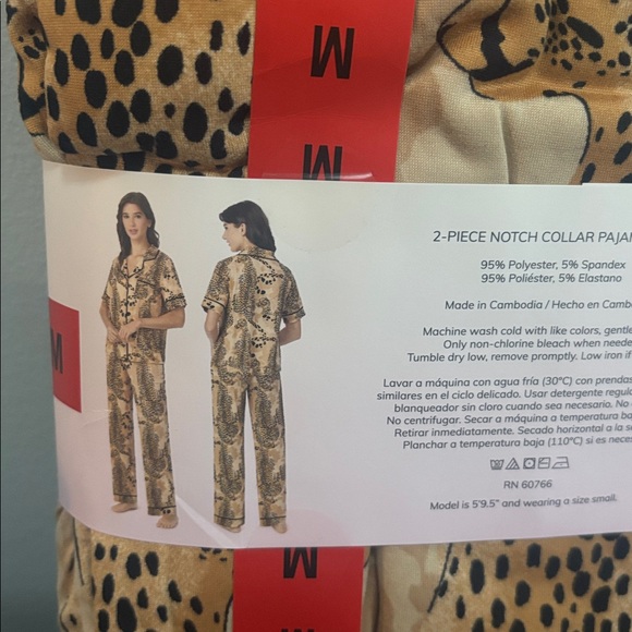 Room Service Leopard Pajama Set - Picture 4 of 5